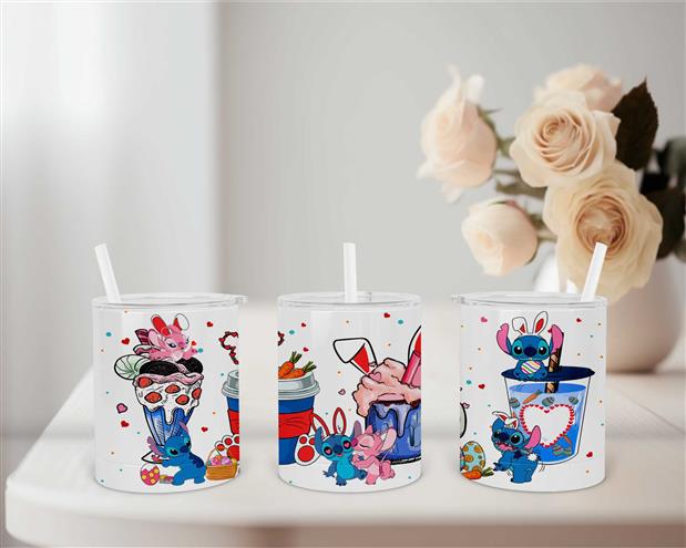 Stitch and Angel Bunny Cups